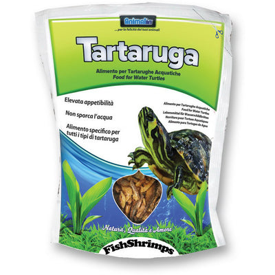 Mangime per tartarughe acquatiche pesci e gamberi essiccati 140 g