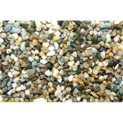 Policromo di fiume naturale italiano 3,0-5,0 mm per fondo acquario, 5 kg