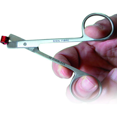 Tronchesina inox per anellini uccelli, utensile manuale professionale in acciaio inox