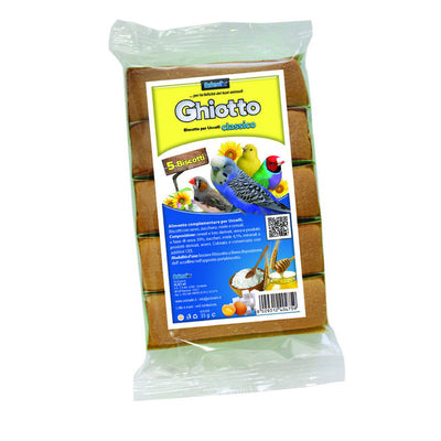 Biscotto Ghiotto per Uccelli Classico, confezione da 35 g con 5 biscottini
