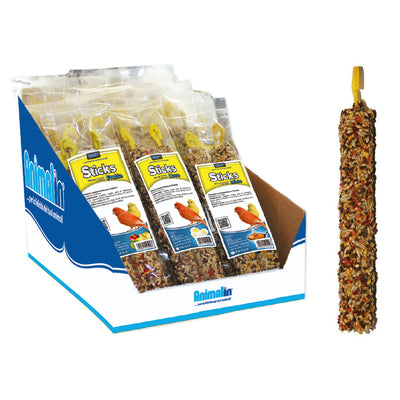 Sticks biscotto per canarini da 85 g con gancio di sospensione per gabbia