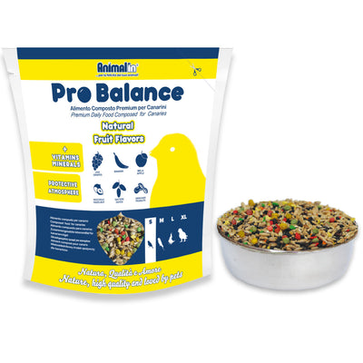 Mix completo per canarini ProBalance con frutta, semi e integrazione vitaminico-minerale, confezione 850 g