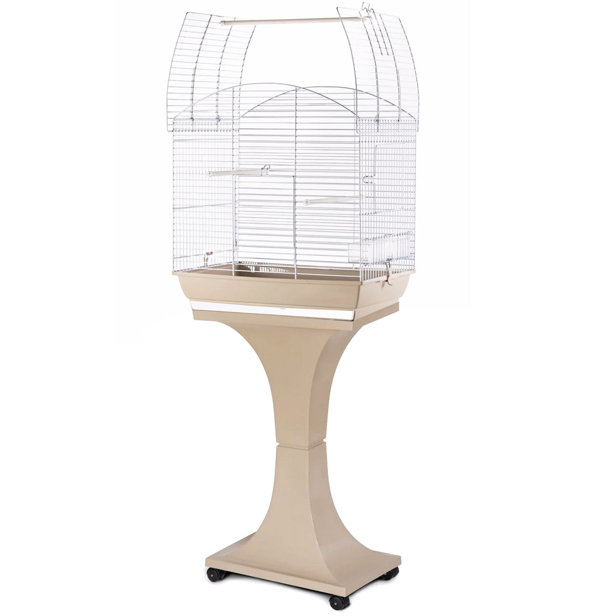 GABBIA PAPPAGALLO IAGO OPEN CON PIEDISTALLO CM 56X34X146