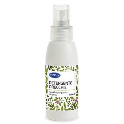 Lozione detergente orecchie per cani e gatti, flacone da 100 ml con formula naturale