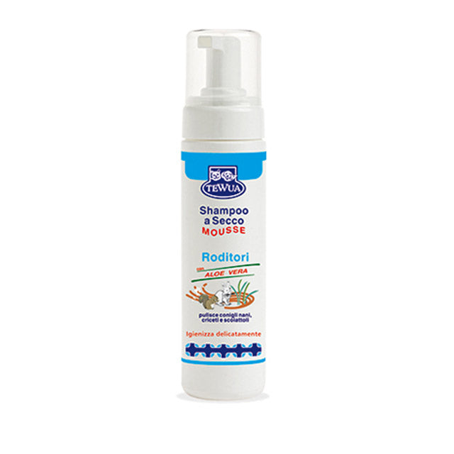 Shampoo Mousse per Roditori 200 ml con Aloe e Tea-Tree Oil