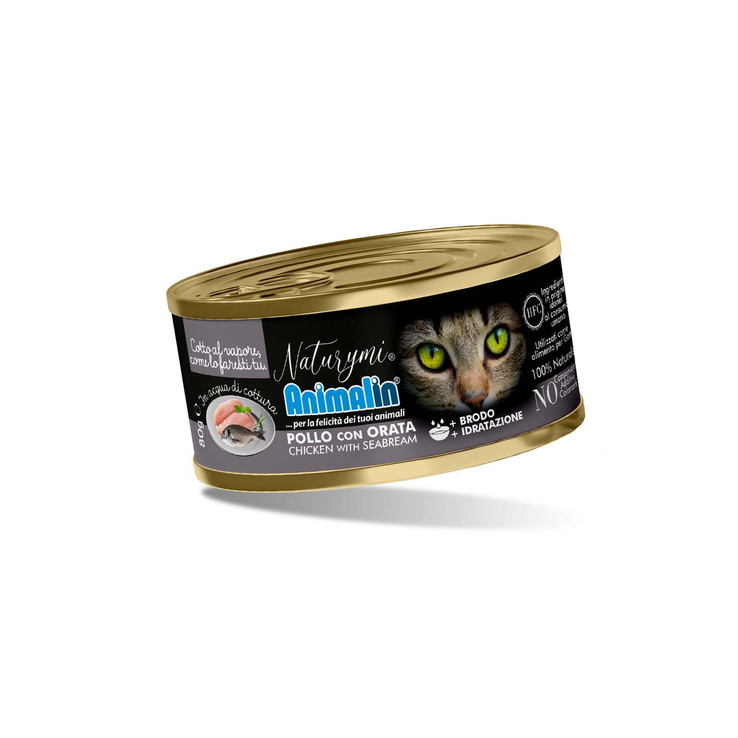 NATURYMI HFC POLLO CON ORATA IN ACQUA DI COTTURA 80 GR