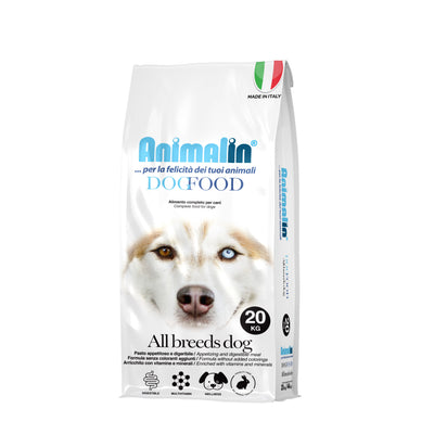 Mangime secco Animalin Dog Food Puppy Pollo per cani cuccioli, sacco da 20 kg con proteine di pollo e calcio per la crescita