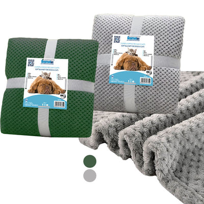 Coperta plaid soft per cani morbida 70x100 cm, protezione divani e letti