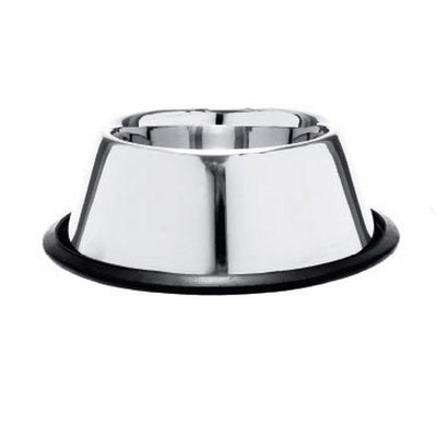 Ciotola acciaio inox Cocker antiscivolo 0,90 L con base antiscivolo e anello di stabilità