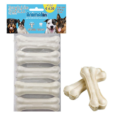OSSO BUFALO BIANCO PRESSATO PER CANI