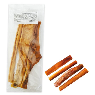 Snack naturale Barf Lab pelle di testa bovina rasata 30 cm per cani, 150 g