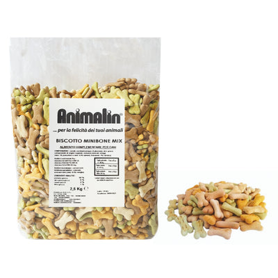 Biscotto per Cani Minibone Mix Pomodoro Spinaci Carruba