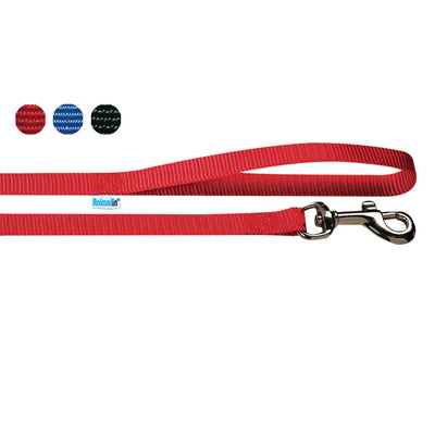 Guinzaglio in nylon rosso per cani, robusto e leggero