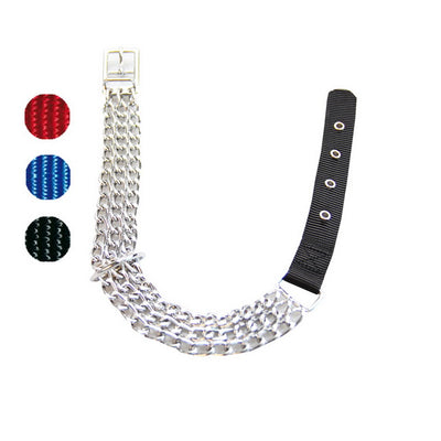 Collare nylon tripla catena 3 mm per cani media e grande taglia, 60 cm