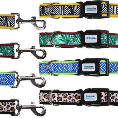 Parure Collare e Guinzaglio Nylon Canvas Softer Cani
