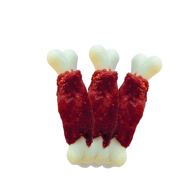 HAPPY SNACK MONOPRO OSSO DI CALCIO CON MANZO