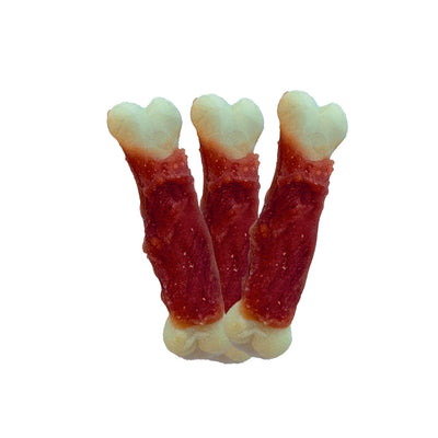 HAPPY SNACK MONOPRO OSSO DI CALCIO CON ANATRA