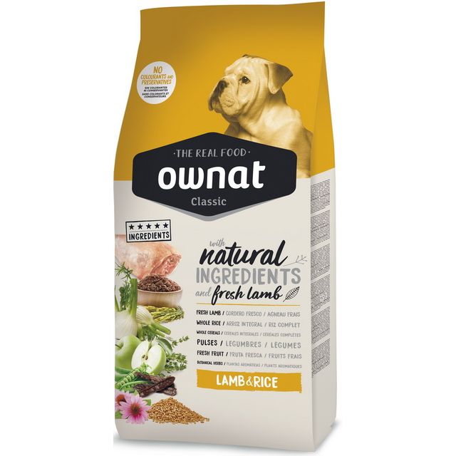 OWNAT CLASSIC LAMB&RICE (CANE)