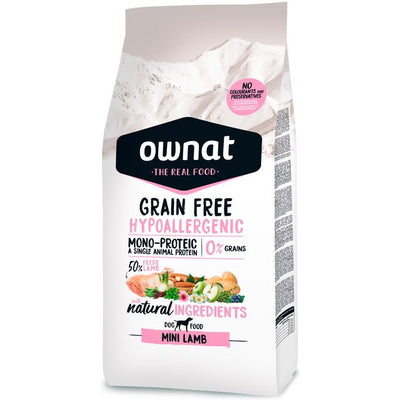 OWNAT GRAIN FREE HYPO MINI LAMB (CANE)