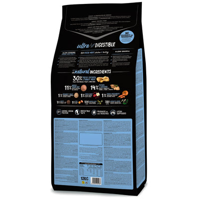 Ownat Ultra Maxi Junior 12 kg alimento secco per cuccioli di taglia grande con pollo e tacchino