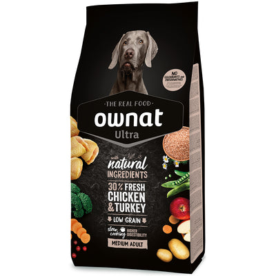 Ownat Ultra Medium Adult alimento secco per cani adulti di taglia media