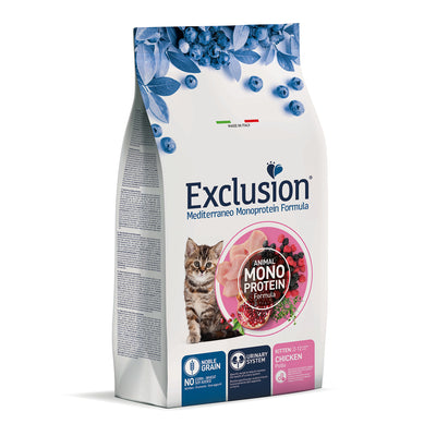 Exclusion Mediterraneo Noble Grain Kitten Small Pollo