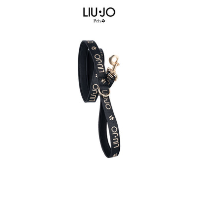 Liu Jo guinzaglio Jacquard nero per cane