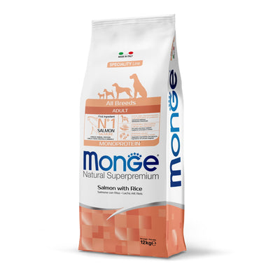 MONGE DRY DOG All breeds Adult Salmone & riso MONOPROTEIN