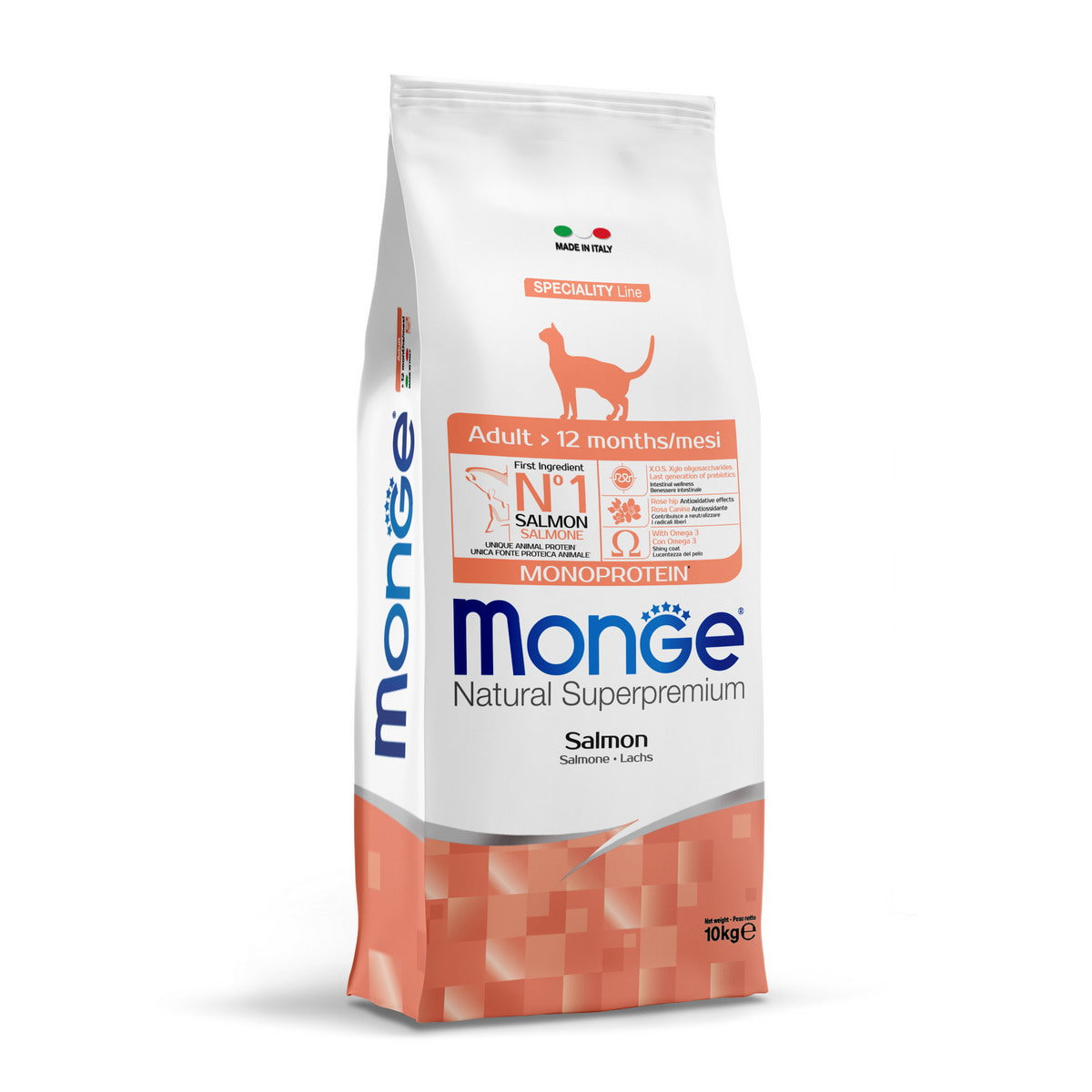 MONGE DRY CAT ADULT MONOPROTEIN salmone