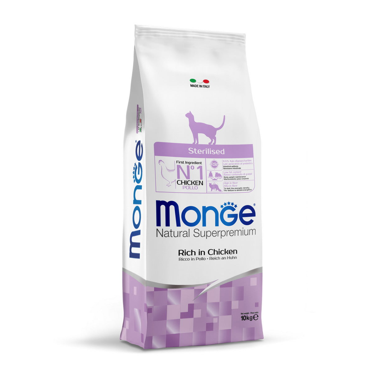 MONGE DRY CAT STERILISED pollo