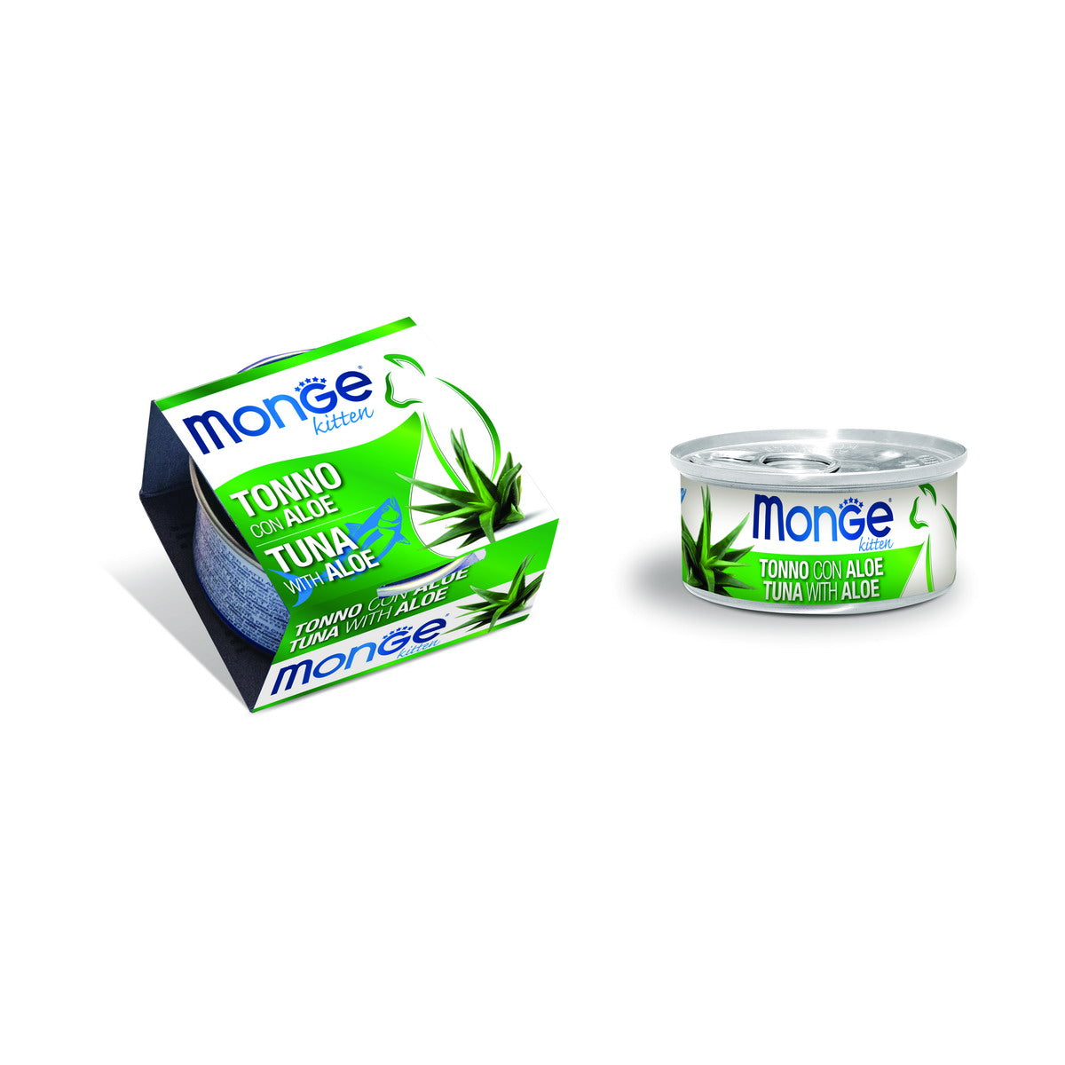 Bocconcini Tonno con Aloe Monge Fruits per gattini in lattina 80 g