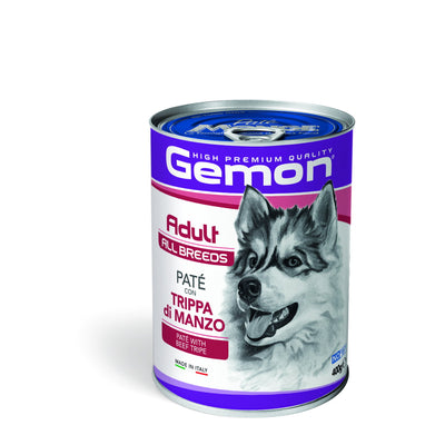 Paté Gemon con trippa di manzo per cane adulti, 400 g