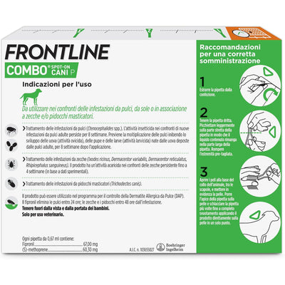 FRONTLINE COMBO CANE 2-10 KG 3 PIPETTE