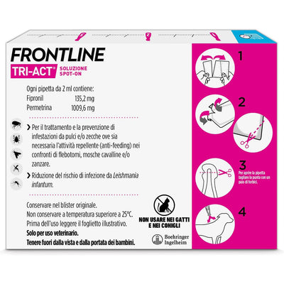 FRONTLINE TRI ACT 10-20 KG 3 PIPETTE