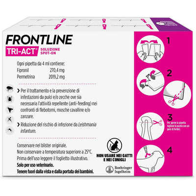 FRONTLINE TRI ACT 20-40KG 6 PIPETTE