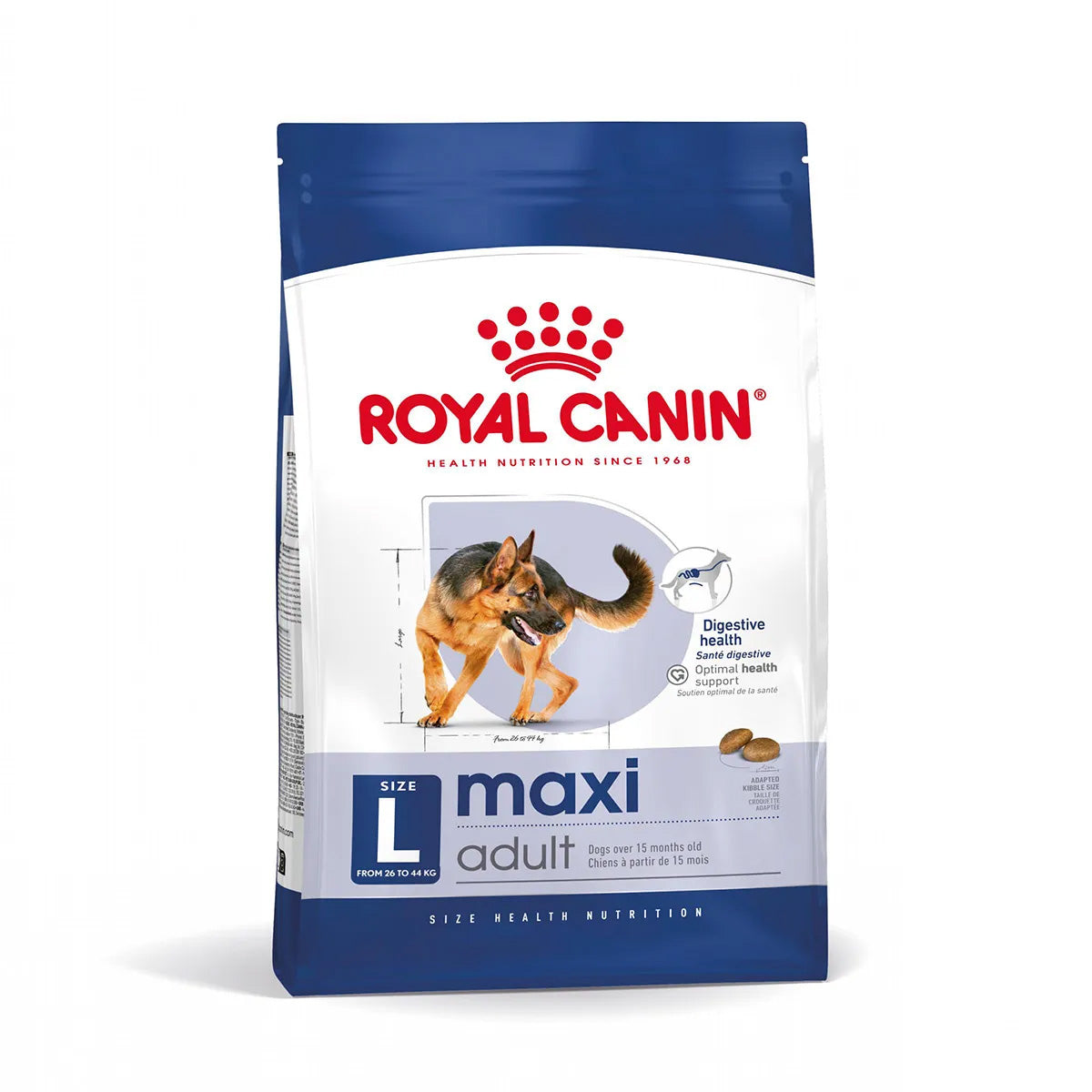 Mangime crocchette ROYAL DOG Adult Maxi per cani di taglia grande, confezione da 12 kg