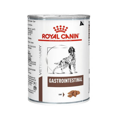 Mangime umido gastrointestinal per cani in lattina da 400 g, alimento dietetico completo