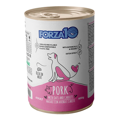 Mangime umido Forza10 per cane mantenimento maiale in lattina 400 g