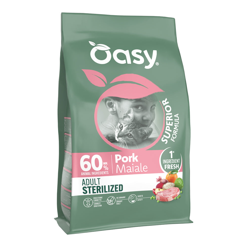 Oasy Dry Cat Superior - ADULT STERILIZED MAIALE