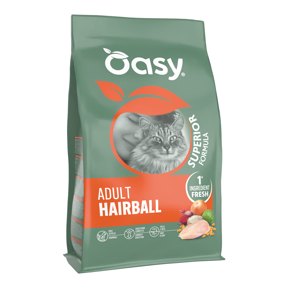 Oasy Dry Cat Superior - ADULT HAIRBALL