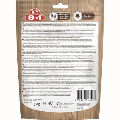 8IN1 FREEZE DRIED MEATY TREATS 100% POLLO GR. 50