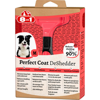 8in1 SPAZZOLA CARDATORE DESHEDDER PER CANE MEDIUM