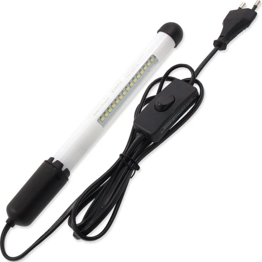 Lampada fluorescente TETRATEC 6W per acquario Starter Line 30L con supporto di montaggio