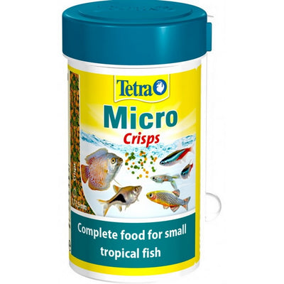 Mangime Tetra Micro Crisps per pesci micro in confezione da 100 ml