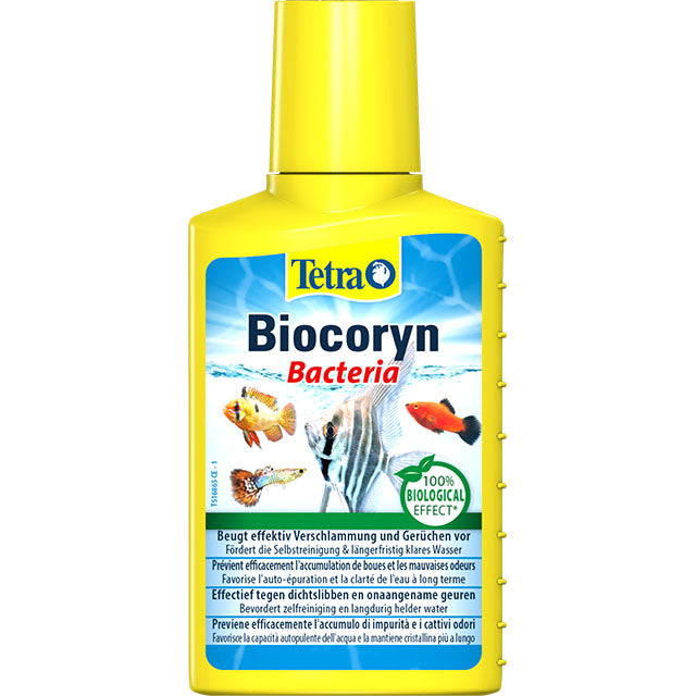 Tetra Biocoryn concentrato batterico 100 ml per acquario pulito e senza odori