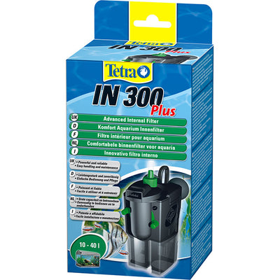 Filtro interno Tetra IN Plus 300 per acquario, 4,5 x 6 x 9 cm, con spugna biologica e carbone attivo