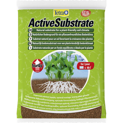 Substrato naturale in argilla Tetra Active Substrate 6 litri per acquari d'acqua dolce con piante