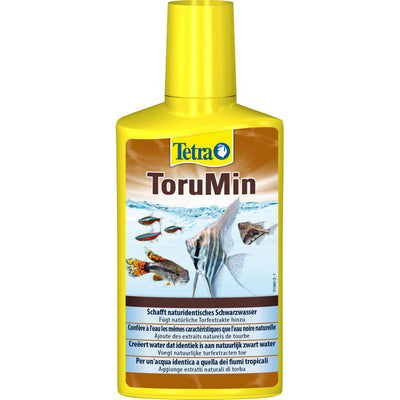 Condizionatore d'acqua Tetra ToruMin 250 ml per acquari tropicali con estratti di torba