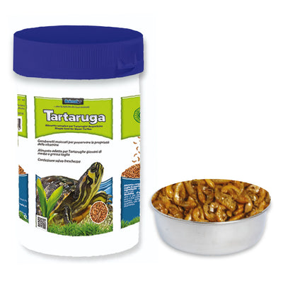 Gamberetti essiccati per tartarughe acquatiche, alimento proteico naturale