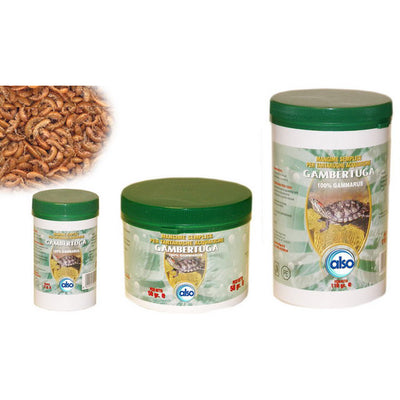 Gamberetti essiccati per tartarughe acquatiche, alimento naturale proteico